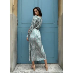 Addison Multi Print Satin Midi Dress 5 Addison Multi Print Satin Midi Dress -Cheap My Dreamy Dress Store addison multi print satin midi dress p15502 128192 image