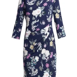 Aliya Printed Jersey Cowl Neck Dress -Cheap My Dreamy Dress Store aliya printed jersey cowl neck dress p16560 133447 image