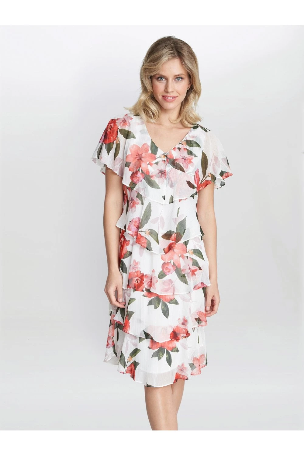 Andie Floral Print Tiered Dress 2 Andie Floral Print Tiered Dress - Image 2