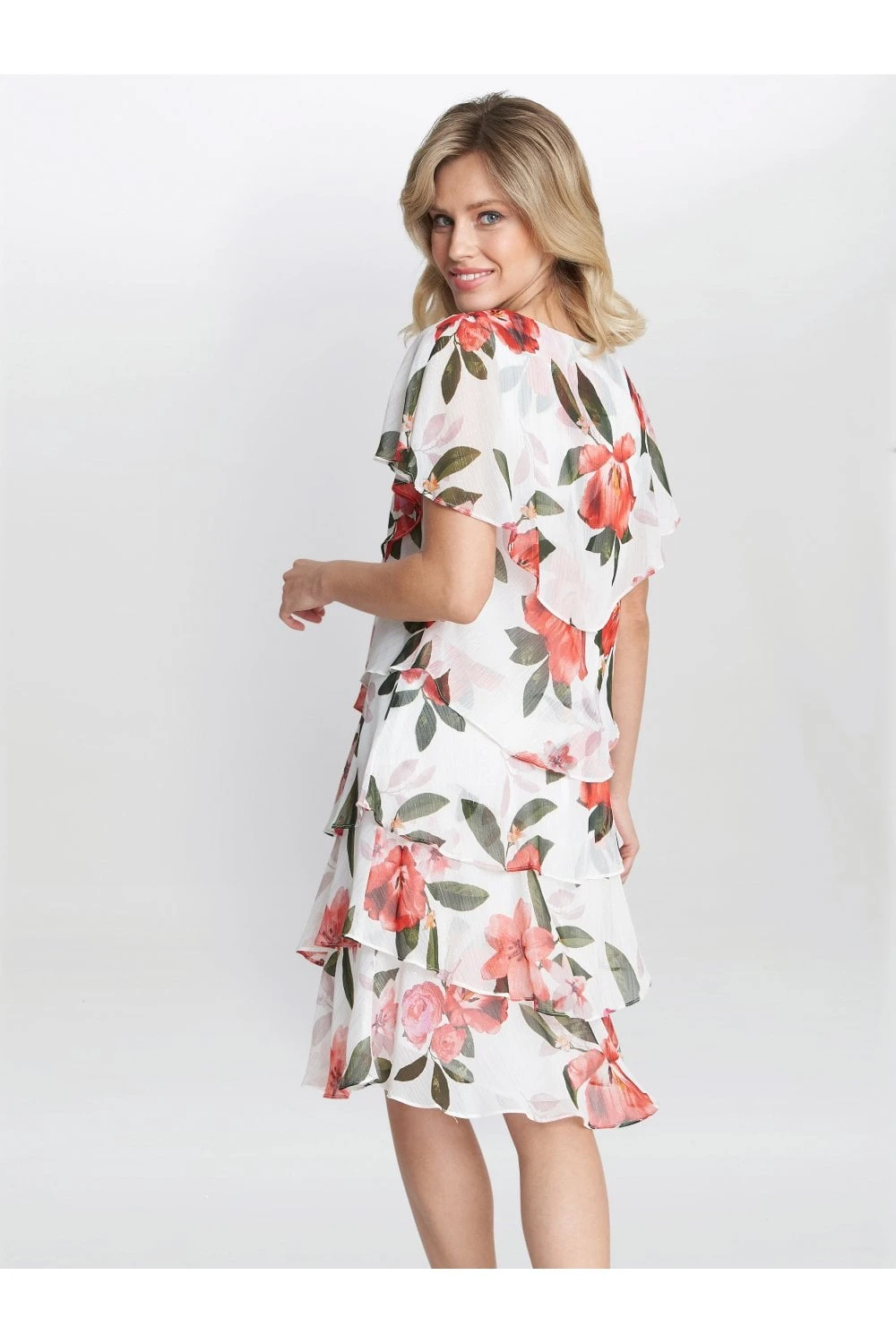 Andie Floral Print Tiered Dress 3 Andie Floral Print Tiered Dress - Image 3
