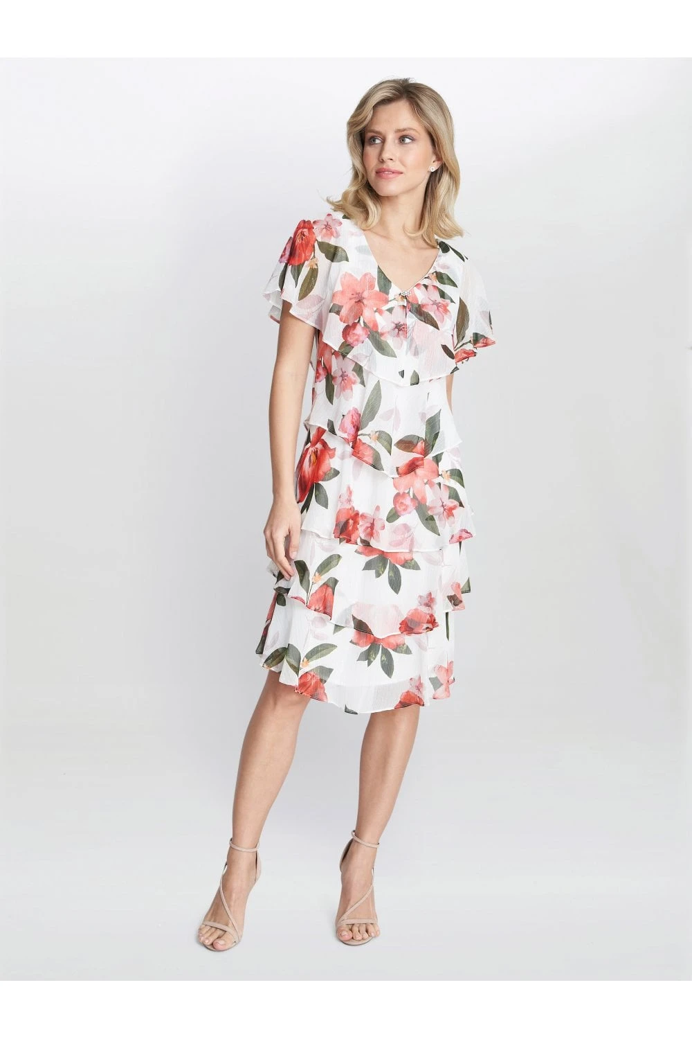 Andie Floral Print Tiered Dress 1 Andie Floral Print Tiered Dress