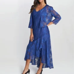 Barbara Midi Dress With Cascade Jacket -Cheap My Dreamy Dress Store barbara midi dress with cascade jacket p19763 147624 image