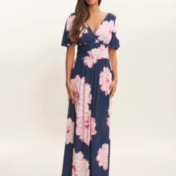 Berlin Multi Colored Floral Maxi Dress