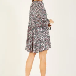 Yumi Black Lurex Rose Boho Tunic Dress 12 Yumi Black Lurex Rose Boho Tunic Dress -Cheap My Dreamy Dress Store black lurex rose boho tunic dress p8005 113982 image
