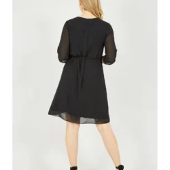 Black Zip Detail Tunic Dress -Cheap My Dreamy Dress Store black zip detail tunic dress p11286 106411 image