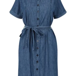 Yumi Blue Chambray Shirt Dress -Cheap My Dreamy Dress Store blue chambray shirt dress p10427 111245 image