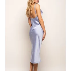 Blue Cowl Neck Satin Slip Midi Dress 8 Blue Cowl Neck Satin Slip Midi Dress -Cheap My Dreamy Dress Store blue cowl neck satin slip midi dress p7517 67381 image
