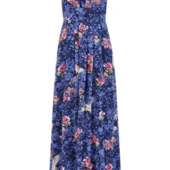Yumi Blue Crane Print Maxi Dress 10 Yumi Blue Crane Print Maxi Dress -Cheap My Dreamy Dress Store blue crane print maxi dress p7951 114041 image