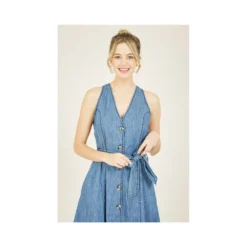 Yumi Blue Denim Summer Dress -Cheap My Dreamy Dress Store blue denim summer dress p7890 68672 image