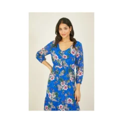 Yumi Blue Floral Print Maxi Dress 7 Yumi Blue Floral Print Maxi Dress -Cheap My Dreamy Dress Store blue floral print maxi dress p8199 70051 image