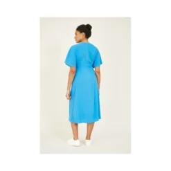 Yumi Blue Kimono Sleeve Midi Dress -Cheap My Dreamy Dress Store blue kimono sleeve midi dress p7555 67525 image
