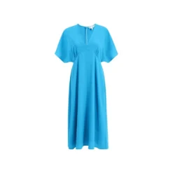 Yumi Blue Kimono Sleeve Midi Dress -Cheap My Dreamy Dress Store blue kimono sleeve midi dress p7555 67526 image