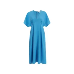Blue Plus Size Kimono Sleeve Midi Dress -Cheap My Dreamy Dress Store blue plus size kimono sleeve midi dress p7553 67515 image
