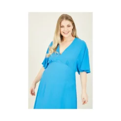 Blue Plus Size Kimono Sleeve Midi Dress -Cheap My Dreamy Dress Store blue plus size kimono sleeve midi dress p7553 67519 image