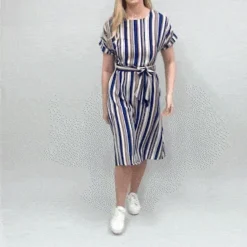 Yumi Blue Striped Day Dress 3 Yumi Blue Striped Day Dress -Cheap My Dreamy Dress Store blue striped day dress p7815 109155 image