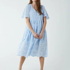 Broderie Angel Sleeve Midi Dress -Cheap My Dreamy Dress Store broderie angel sleeve midi dress p23245 162312 image