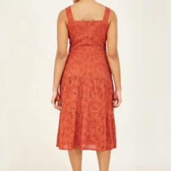 Yumi Burnt Orange Cotton Broderie Anglaise Dress 11 Yumi Burnt Orange Cotton Broderie Anglaise Dress -Cheap My Dreamy Dress Store burnt orange cotton broderie anglaise dress p8304 115143 image