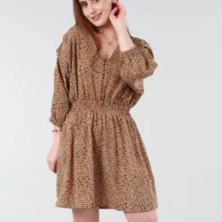 Camel Animal Print Relaxed Shoulder Dress 13 Camel Animal Print Relaxed Shoulder Dress -Cheap My Dreamy Dress Store camel animal print relaxed shoulder dress p19603 146840 image
