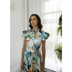 Cheap My Dreamy Dress Store -Cheap My Dreamy Dress Store claudia tropical print shirt maxi dress p14147 121895 image