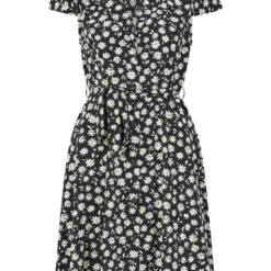 Daisy Printed Shirt Skater Dress -Cheap My Dreamy Dress Store daisy printed shirt skater dress p10567 111758 image