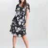 Debbie Floral Print Tiered Dress