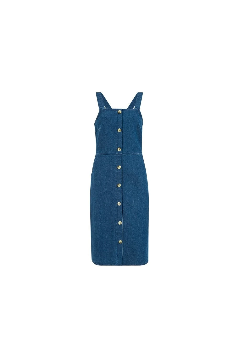 Yumi Denim Dungaree Dress 4 Yumi Denim Dungaree Dress - Image 4