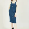 Yumi Denim Dungaree Dress