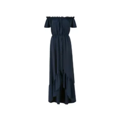 Yumi Dipped Hem Bardot Maxi Dress -Cheap My Dreamy Dress Store dipped hem bardot maxi dress p114 424 image
