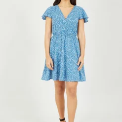 Ditsy Daisy Printed Skater Dress -Cheap My Dreamy Dress Store ditsy daisy printed skater dress p10568 111867 image