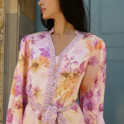 Dove Pink Long Sleeve Maxi Dress -Cheap My Dreamy Dress Store dove pink long sleeve maxi dress p14138 121862 image