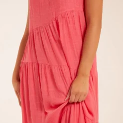 Drawstring Tier Maxi Dress -Cheap My Dreamy Dress Store drawstring tier maxi dress p23389 162895 image