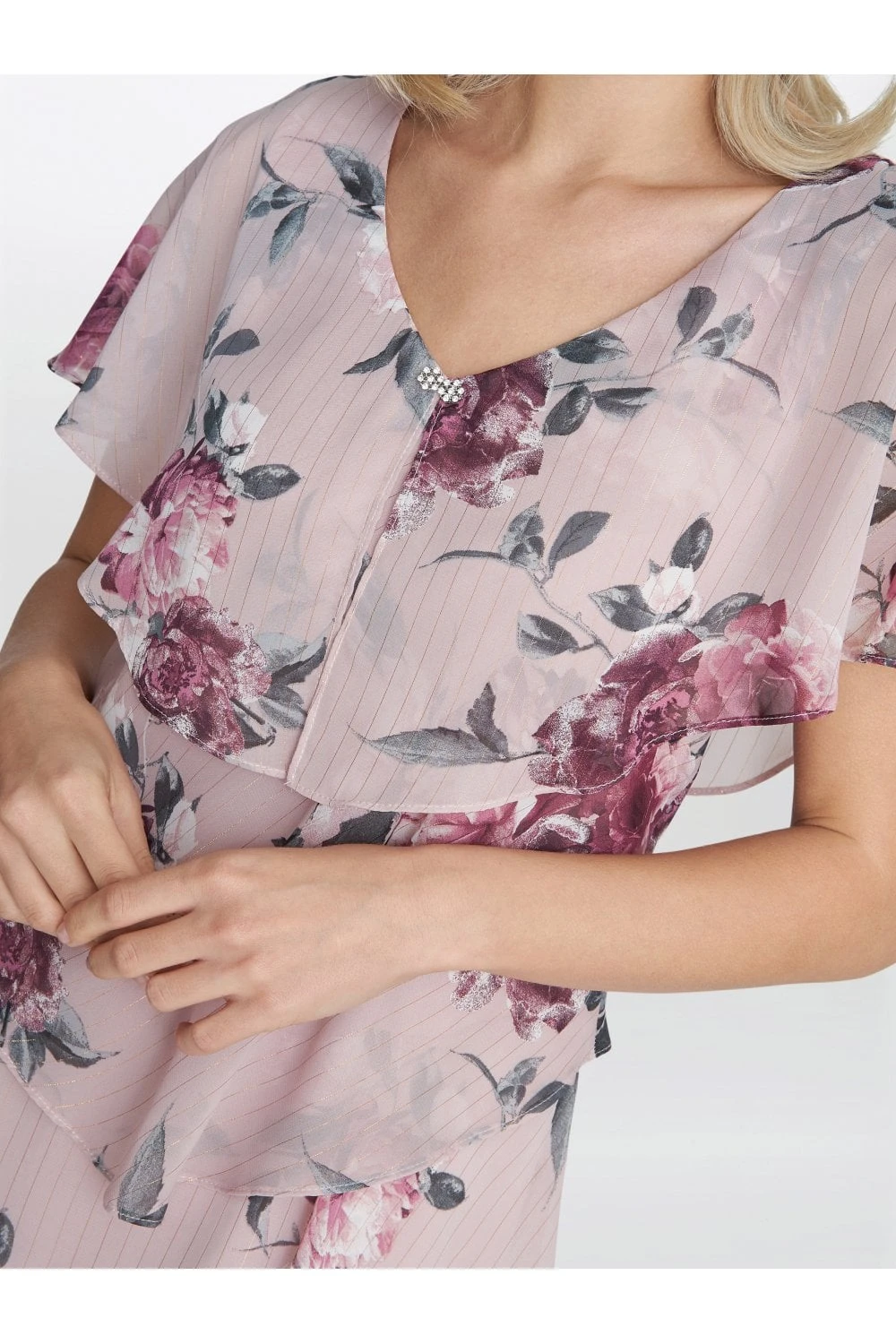 Ella Floral Print Tiered Dress 4 Ella Floral Print Tiered Dress - Image 4