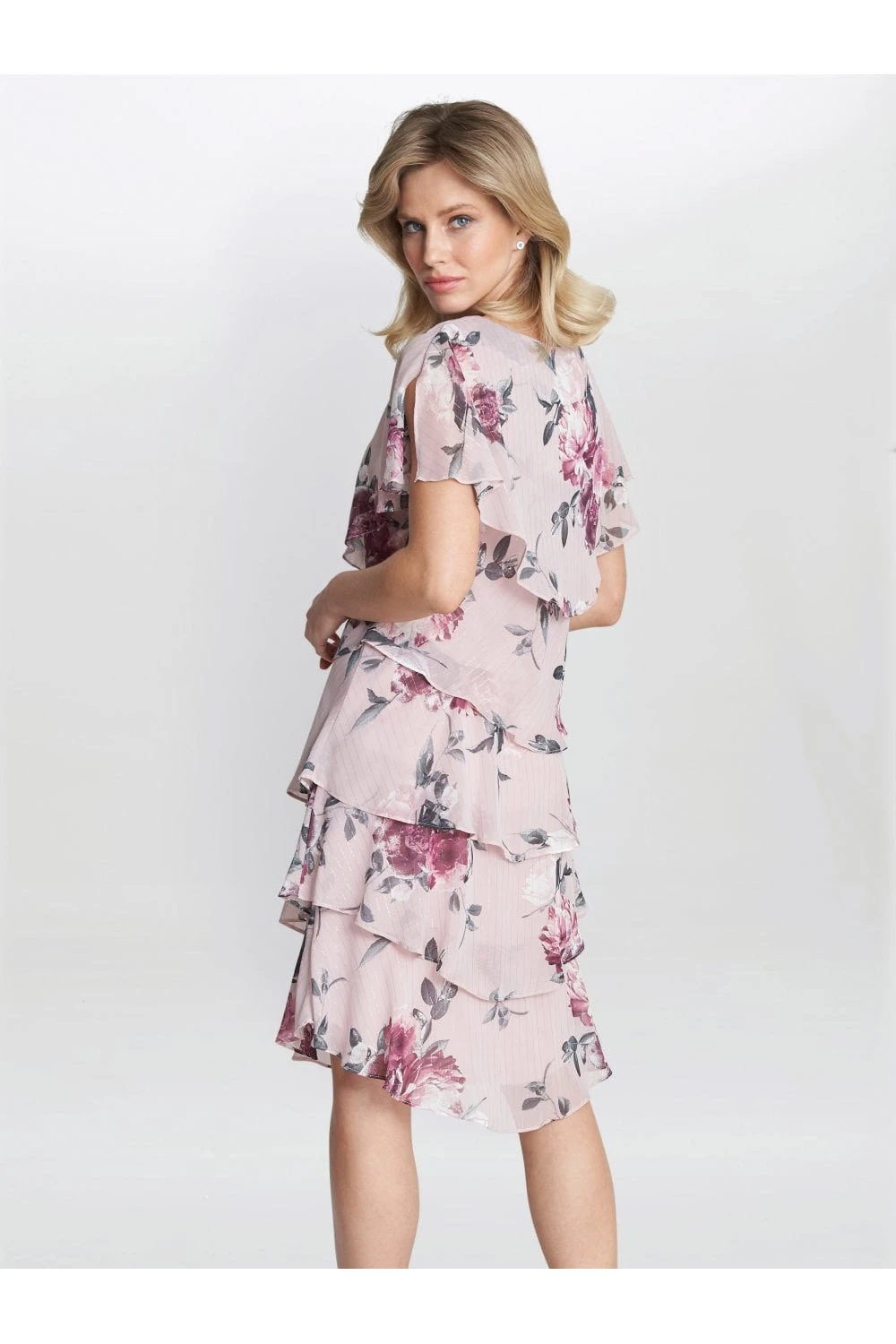 Ella Floral Print Tiered Dress 3 Ella Floral Print Tiered Dress - Image 3