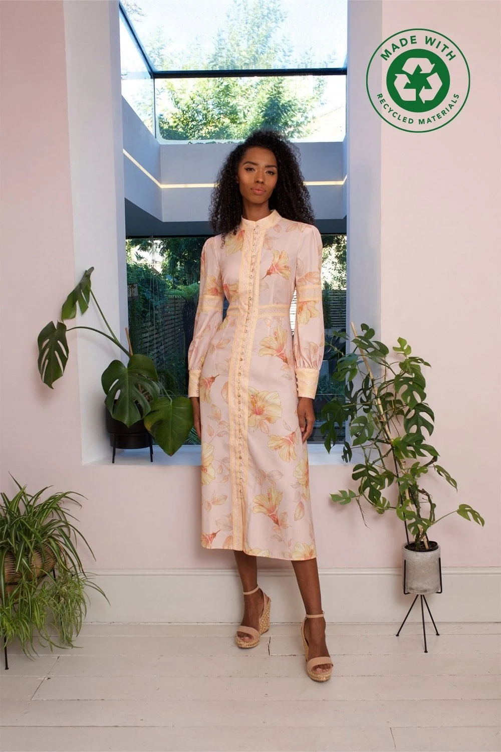 Emerson High Neck Floral Maxi Dress 1 Emerson High Neck Floral Maxi Dress