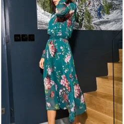 Floral Print Long Sleeve Dress -Cheap My Dreamy Dress Store floral print long sleeve dress p19101 144417 image