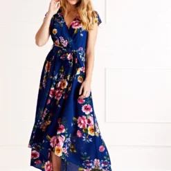 Front Wrap Floral Dress -Cheap My Dreamy Dress Store front wrap floral dress p10562 113189 image