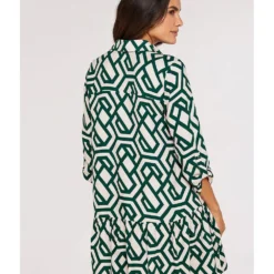 Apricot Geo Print Tiered Shirt Dress 7 Apricot Geo Print Tiered Shirt Dress -Cheap My Dreamy Dress Store geo print tiered shirt dress p23155 161998 image