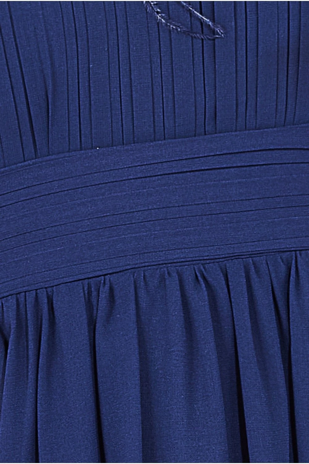 Chiffon Feather Bandeau Maxi Dress - Navy 4 Chiffon Feather Bandeau Maxi Dress - Navy - Image 4