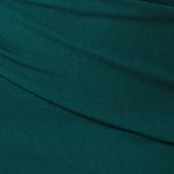 Scuba Bardot Pleated Midi Dress - Emerald Green -Cheap My Dreamy Dress Store goddiva scuba bardot pleated midi dress emerald green p23239 162286 image