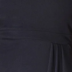 Waterfall Sleeve Wrap Midi Dress - Black -Cheap My Dreamy Dress Store goddiva waterfall sleeve wrap midi dress black p22281 158052 image