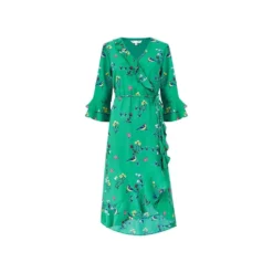 Yumi Green Bird Print Wrap Dress 7 Yumi Green Bird Print Wrap Dress -Cheap My Dreamy Dress Store green bird print wrap dress p184 664 image