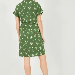 Yumi Green Daisy Ladybird Print Shirt Dress -Cheap My Dreamy Dress Store green daisy ladybird print shirt dress p10238 110961 image