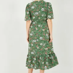 Yumi Green Daisy Print Midi Dress -Cheap My Dreamy Dress Store green daisy print midi dress p10222 111561 image