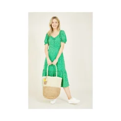 Yumi Green Ditsy Floral Gypsy Midi Dress -Cheap My Dreamy Dress Store green ditsy floral gypsy midi dress p7448 67093 image