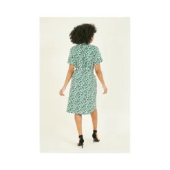 Yumi Green Ditsy Print Shirt Collar Dress -Cheap My Dreamy Dress Store green ditsy print shirt collar dress p135 498 image