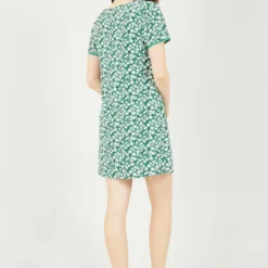 Yumi Green Ditsy Print Tunic Dress -Cheap My Dreamy Dress Store green ditsy print tunic dress p10511 111279 image