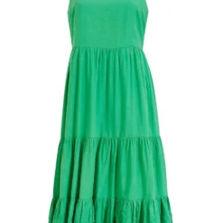 Yumi Green Floral Cut Out Hem Details Cotton Dress -Cheap My Dreamy Dress Store green floral cut out hem details cotton dress p8294 114011 image