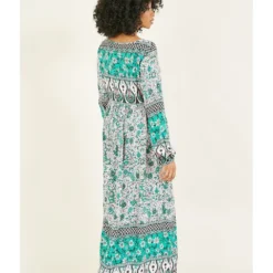 Yumi Green Floral Print Dress -Cheap My Dreamy Dress Store green floral print dress p8683 93428 image