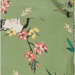 Yumi Green Frill Crane Wrap Midi Dress -Cheap My Dreamy Dress Store green frill crane wrap midi dress p10470 111110 image