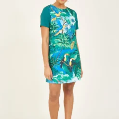 Yumi Green Jungle Parrot Tunic Dress 6 Yumi Green Jungle Parrot Tunic Dress -Cheap My Dreamy Dress Store green jungle parrot tunic dress p8003 113938 image